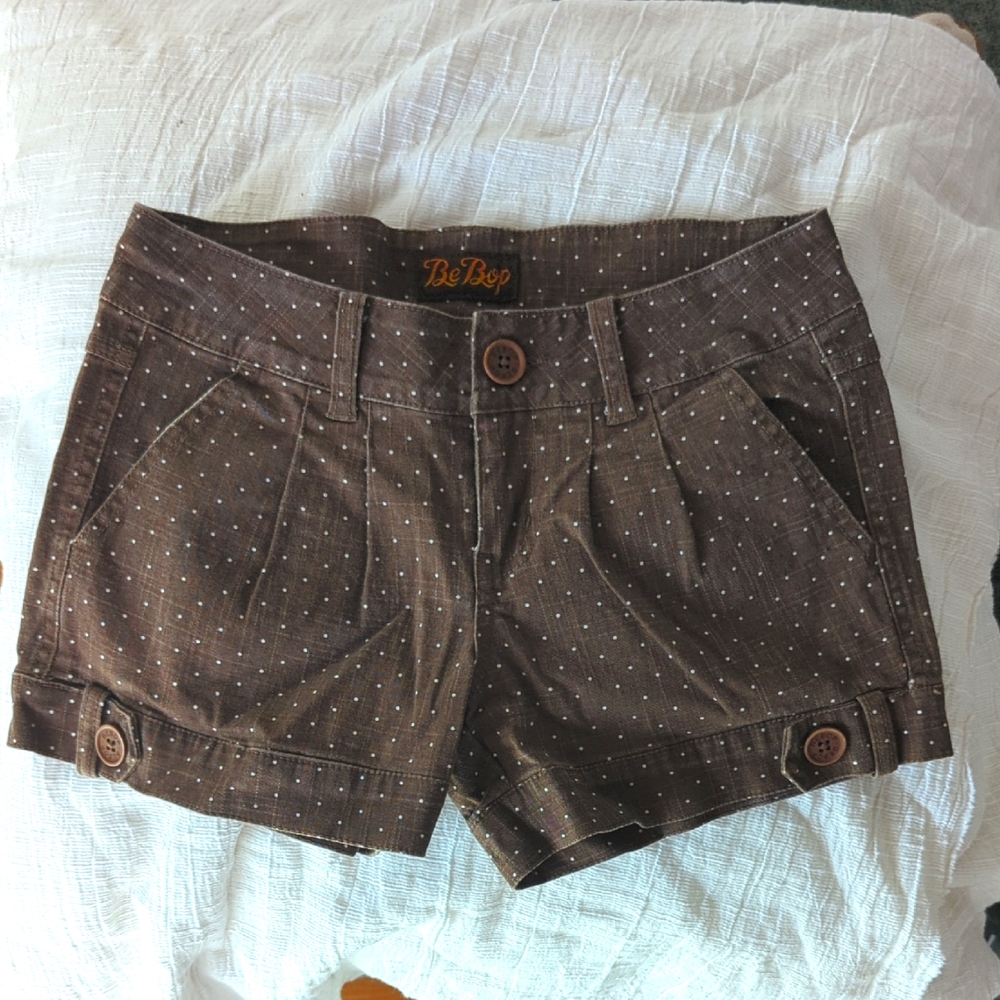 🆕 brown dot shorts Vintage Details Size 1/2